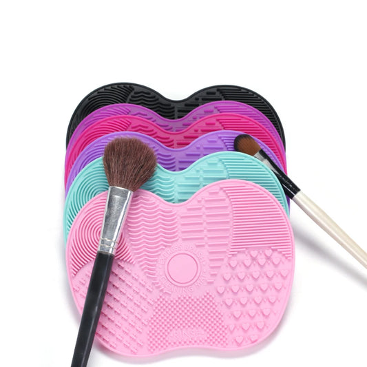 Silicone Makeup Brush Cleaning Pad Mat Brush Washing Tools Cosmetic Eyebrow Brushes Cleaner Tool Scrubber Board Makeup Cleaning