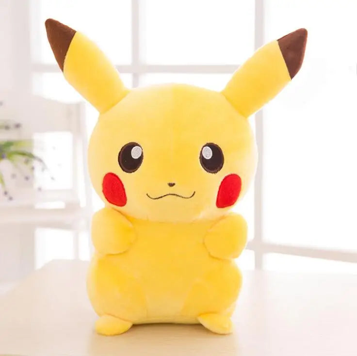 Pikachu Plush Toy Stuffed Toy Detective Pikachu Movie Anime Toys for Children Doll for Kid Baby Birthday Gifts Anime