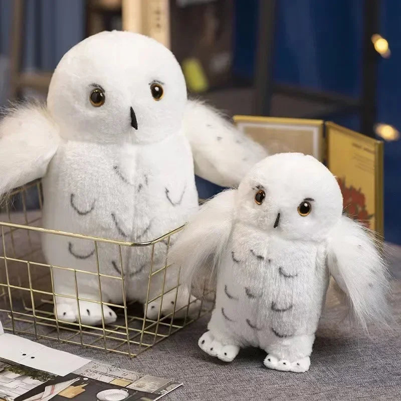 Hedwig Owl Plush Doll Harries Potters Magic Elf Animals Movie Peripherals Stuffed Toy Cute Ornaments Children Birthday Gifts