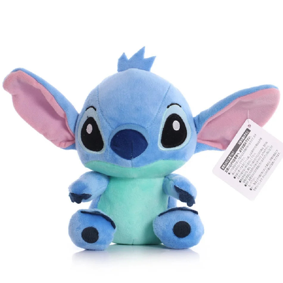 Anime Stitch Plush Stuffed Kawaii Toys TV Same Paragraph Role Pendant Doll Kids Birthday Gifts Couple Models