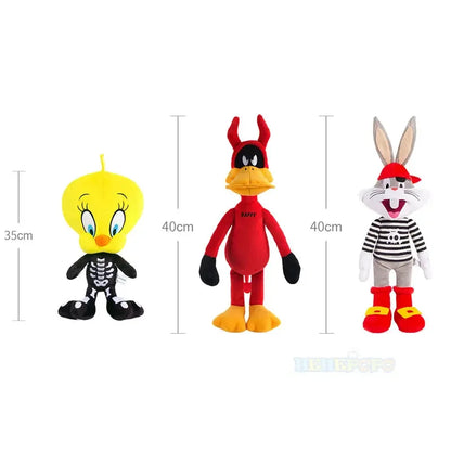 Looney Tunes Bugs Bunny Plush Toy Action Figures Tweety Bird Lola Bunny Anime Cartoon Movie Plushies Stuffed Doll Toys Gift