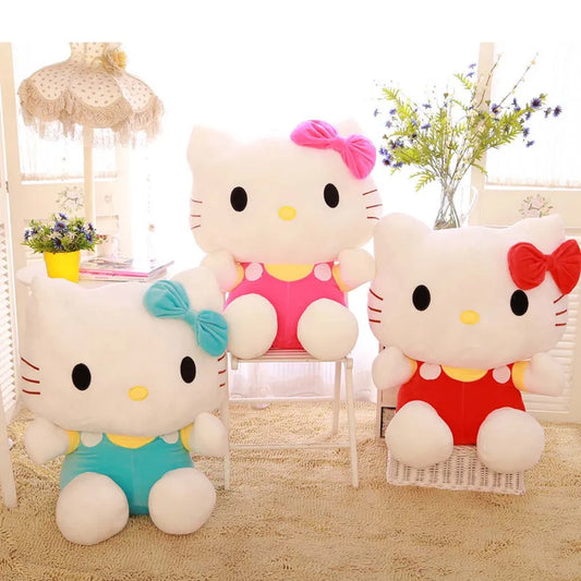 Hello Kitty Plush Toys Cute Sanrio Movie KT Cat  Dolls Soft Stuffed kawaii Hello Kitty Toy Baby Christmas Gift